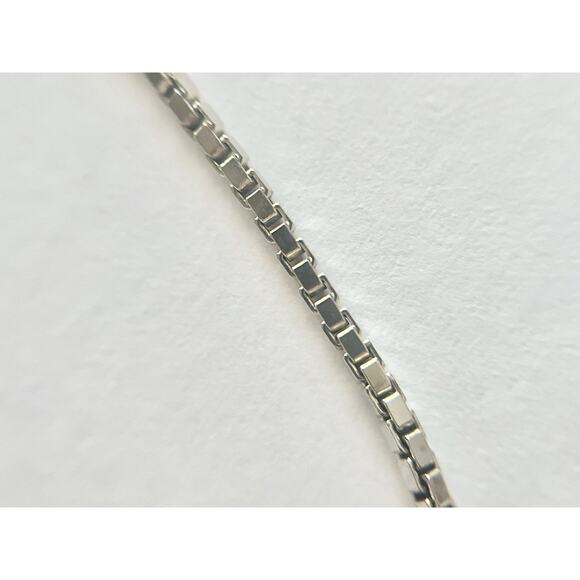 Oz Paz .925 Silver Aquamarine Pear Teardrop Shaped Pendant Necklace 31” Israel - Picture 8 of 9